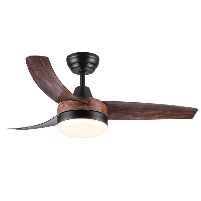 42" Large Air Volume Ceiling Fan with Remote Control & Integrated LED